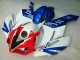 Vermelho Azul Branco Carenagem Honda CBR 1000RR 2004-2005 Vermelho Azul Branco Carenagem Honda CBR 1000RR 2004-2005