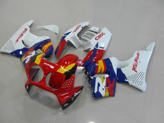 Vermelho Azul Branco Carenagem Honda CBR 900RR 893 1994-1995 Vermelho Azul Branco Carenagem Honda CBR 900RR 893 1994-1995