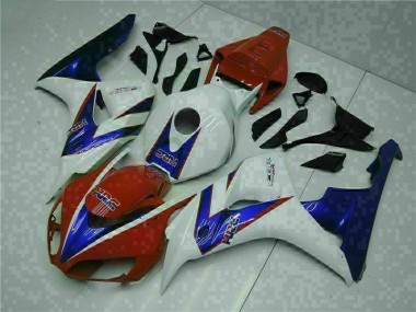 Vermelho Branco Abs Carenagem Honda CBR 1000RR 2004-2005