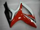 Vermelho Branco Abs Carenagem Suzuki GSXR 600 / 750 K6 2006-2007 Vermelho Branco Abs Carenagem Suzuki GSXR 600 / 750 K6 2006-2007