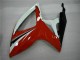 Vermelho Branco Abs Carenagem Suzuki GSXR 600 / 750 K6 2006-2007 Vermelho Branco Abs Carenagem Suzuki GSXR 600 / 750 K6 2006-2007