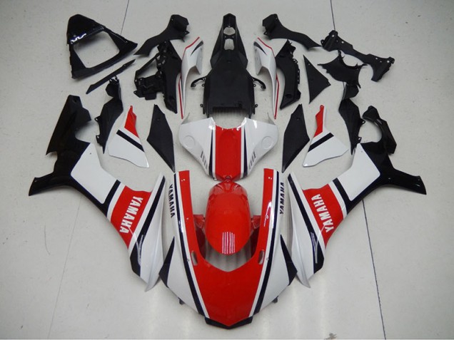 Vermelho Branco Abs Kits Carenagem Yamaha R1 2015-2019 Vermelho Branco Abs Kits Carenagem Yamaha R1 2015-2019