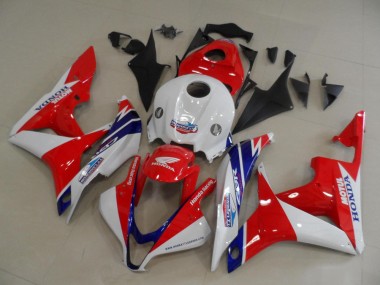Vermelho Branco Abs Kits Completos Carenagem Honda CBR 600RR 2007-2008