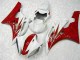 Vermelho Branco Abs Kits Completos Carenagem Yamaha R6 2006-2007 Vermelho Branco Abs Kits Completos Carenagem Yamaha R6 2006-2007