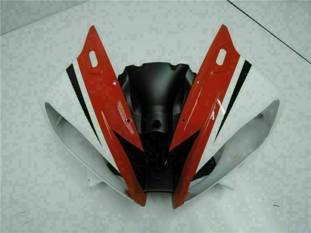 Vermelho Branco Abs Plástico Yamaha R6 2006-2007 Vermelho Branco Abs Plástico Yamaha R6 2006-2007