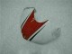 Vermelho Branco Abs Plástico Yamaha R6 2006-2007 Vermelho Branco Abs Plástico Yamaha R6 2006-2007