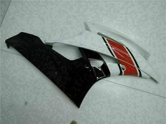 Vermelho Branco Abs Plástico Yamaha R6 2006-2007 Vermelho Branco Abs Plástico Yamaha R6 2006-2007