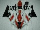 Vermelho Branco Abs Plástico Yamaha R6 2006-2007 Vermelho Branco Abs Plástico Yamaha R6 2006-2007