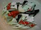 Vermelho Branco Abs Plásticos Yamaha R6 2006-2007 Vermelho Branco Abs Plásticos Yamaha R6 2006-2007