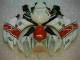 Vermelho Branco Abs Plásticos Yamaha R6 2006-2007 Vermelho Branco Abs Plásticos Yamaha R6 2006-2007