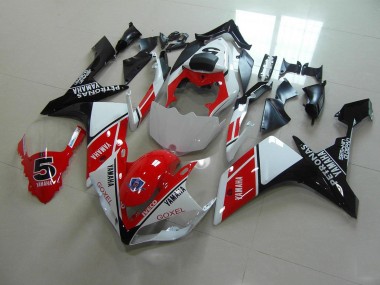Vermelho Branco Adesivos Carenagem Yamaha R1 2007-2008