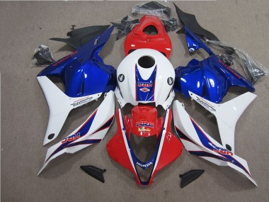Vermelho Branco Azul HRC Kits Carenagem Honda CBR 600RR 2009-2012