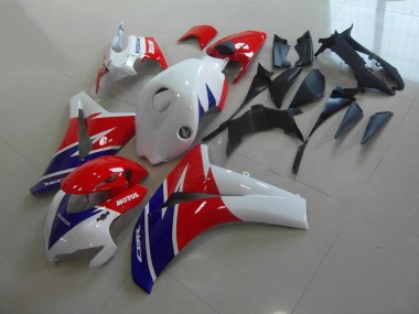 Vermelho Branco Azul Motul Carenagem Honda CBR 1000RR 2008-2011