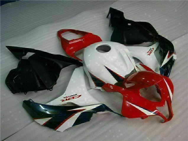 Vermelho Branco Carenagem Honda CBR 600RR 2009-2012 Vermelho Branco Carenagem Honda CBR 600RR 2009-2012