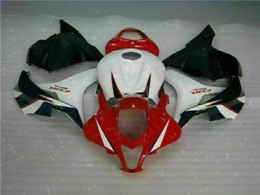 Vermelho Branco Carenagem Honda CBR 600RR 2009-2012