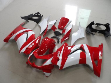 Vermelho Branco Carenagem Kawasaki ZX 250R 2008-2012