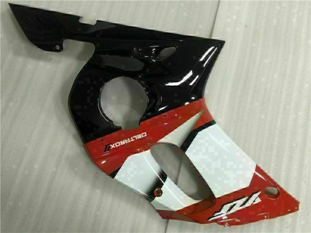 Vermelho Branco Carenagem Yamaha R6 1998-2002 Vermelho Branco Carenagem Yamaha R6 1998-2002