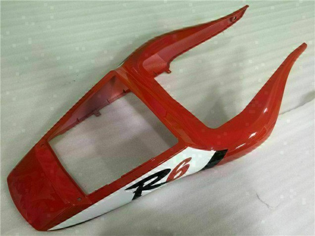 Vermelho Branco Carenagem Yamaha R6 1998-2002 Vermelho Branco Carenagem Yamaha R6 1998-2002