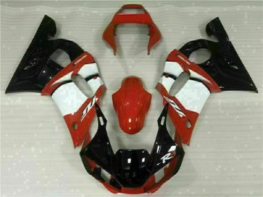 Vermelho Branco Carenagem Yamaha R6 1998-2002