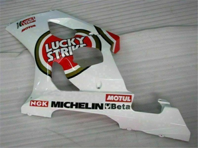 Vermelho Branco Carroçaria Suzuki GSXR 1000 K3 2003-2004 Vermelho Branco Carroçaria Suzuki GSXR 1000 K3 2003-2004