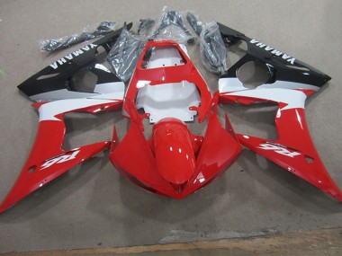 Vermelho Branco Decalque Carenagem Yamaha R6 2003-2005