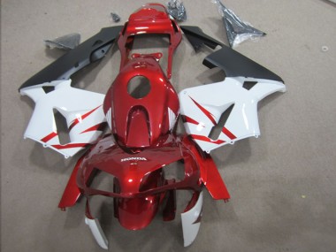 Vermelho Branco Kit Carenagem Honda CBR 600RR 2003-2004