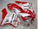 Vermelho Branco Kit Carenagem Honda CBR 600RR 2007-2008 Vermelho Branco Kit Carenagem Honda CBR 600RR 2007-2008