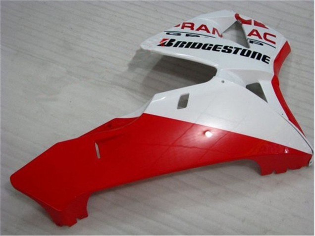 Vermelho Branco Kit Carenagem Honda CBR 600RR 2007-2008 Vermelho Branco Kit Carenagem Honda CBR 600RR 2007-2008