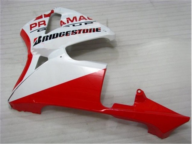 Vermelho Branco Kit Carenagem Honda CBR 600RR 2007-2008 Vermelho Branco Kit Carenagem Honda CBR 600RR 2007-2008