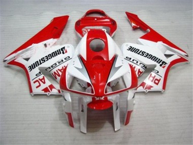 Vermelho Branco Kit Carenagem Honda CBR 600RR 2007-2008