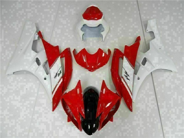 Vermelho Branco Kit Carenagem Yamaha R6 2006-2007 Vermelho Branco Kit Carenagem Yamaha R6 2006-2007