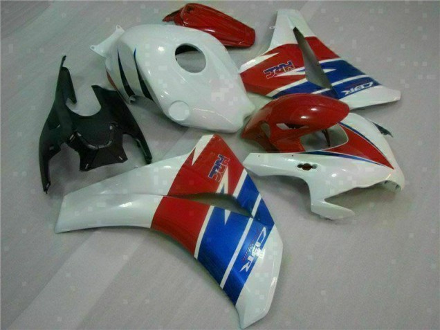 Vermelho Branco Kit Completo Carenagem Honda CBR 1000RR 2008-2011 Vermelho Branco Kit Completo Carenagem Honda CBR 1000RR 2008-2011