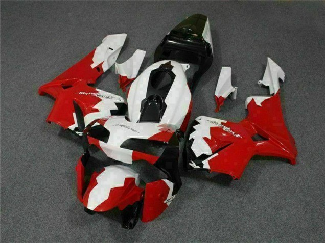 Vermelho Branco Kits Carenagem Honda CBR 600RR 2003-2004 Vermelho Branco Kits Carenagem Honda CBR 600RR 2003-2004