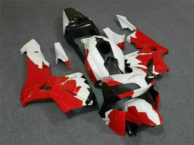 Vermelho Branco Kits Carenagem Honda CBR 600RR 2003-2004 Vermelho Branco Kits Carenagem Honda CBR 600RR 2003-2004