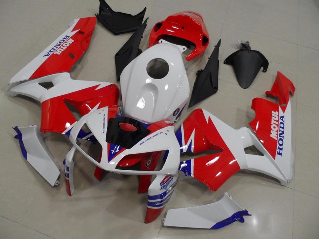 Vermelho Branco Kits Carenagem Honda CBR 600RR 2005-2006 Vermelho Branco Kits Carenagem Honda CBR 600RR 2005-2006