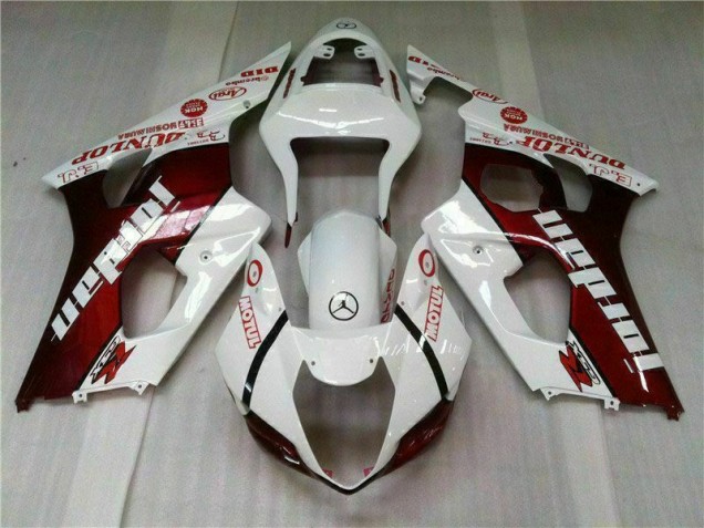 Vermelho Branco Kits Carenagem Suzuki GSXR 1000 K3 2003-2004 Vermelho Branco Kits Carenagem Suzuki GSXR 1000 K3 2003-2004