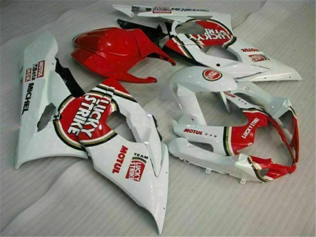 Vermelho Branco Kits Carenagem Suzuki GSXR 1000 K5 2005-2006 Vermelho Branco Kits Carenagem Suzuki GSXR 1000 K5 2005-2006