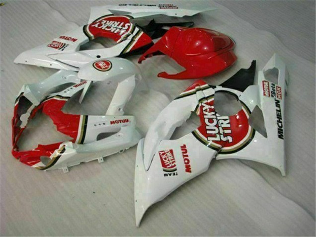Vermelho Branco Kits Carenagem Suzuki GSXR 1000 K5 2005-2006 Vermelho Branco Kits Carenagem Suzuki GSXR 1000 K5 2005-2006