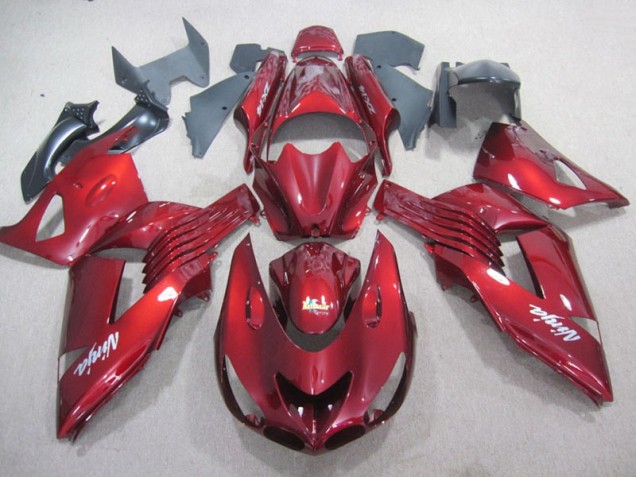 Vermelho Branco Ninja Decalque Carenagem Kawasaki ZX14R ZZR 1400 2006-2011 Vermelho Branco Ninja Decalque Carenagem Kawasaki ZX14R ZZR 1400 2006-2011