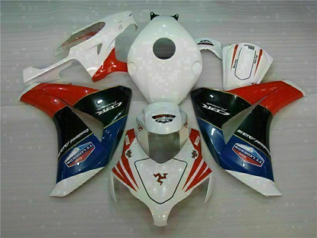 Vermelho Branco Plástico Honda CBR 1000RR 2008-2011 Vermelho Branco Plástico Honda CBR 1000RR 2008-2011