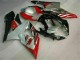 Vermelho Branco Plástico Suzuki GSXR 1000 K5 2005-2006 Vermelho Branco Plástico Suzuki GSXR 1000 K5 2005-2006