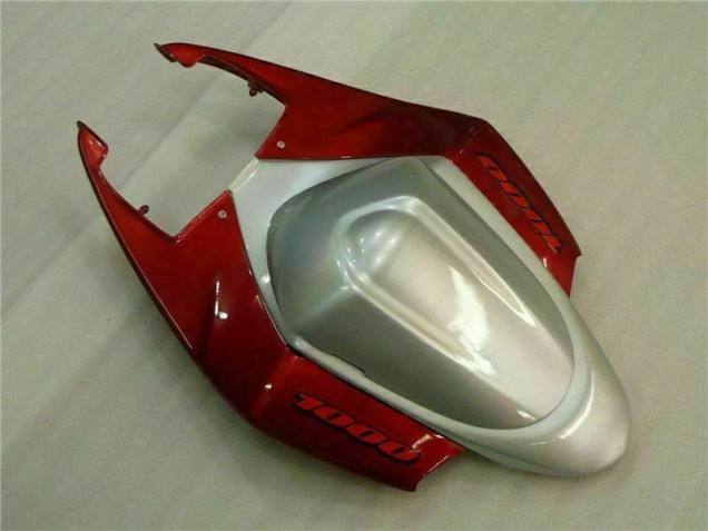 Vermelho Branco Plásticos Suzuki GSXR 1000 K5 2005-2006 Vermelho Branco Plásticos Suzuki GSXR 1000 K5 2005-2006