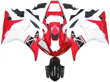 Vermelho Branco Preto Abs Kits Completos Carenagem Yamaha R6 2003-2005