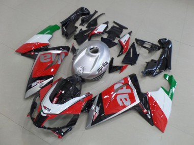 Vermelho Branco Preto Carenagem Aprilia RS 125 2006-2011