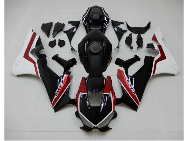 Vermelho Branco Preto Carenagem Honda CBR 1000RR 2017-2023 Vermelho Branco Preto Carenagem Honda CBR 1000RR 2017-2023