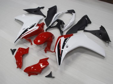 Vermelho Branco Preto Carenagem Honda CBR 600F 2011-2013