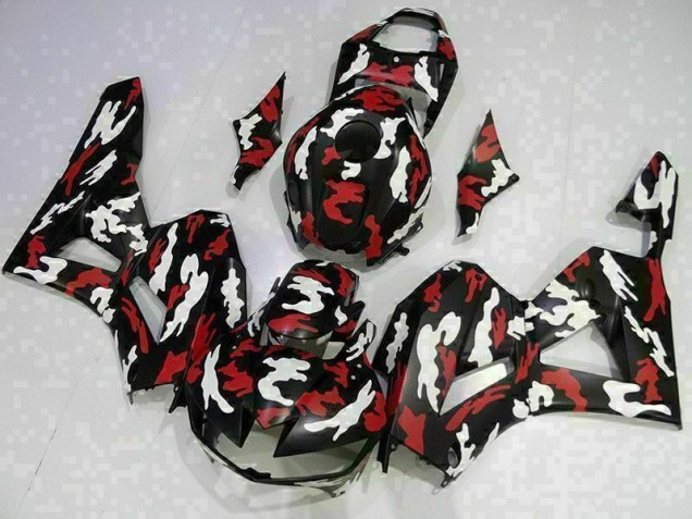 Vermelho Branco Preto Carenagem Honda CBR 600RR 2013-2021 Vermelho Branco Preto Carenagem Honda CBR 600RR 2013-2021