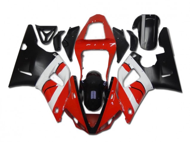 Vermelho Branco Preto Carenagem Yamaha R1 2000-2001 Vermelho Branco Preto Carenagem Yamaha R1 2000-2001