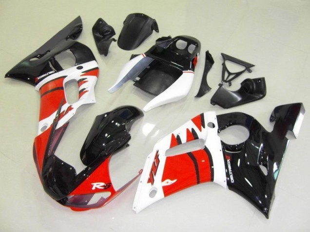Vermelho Branco Preto Carroçaria Yamaha R6 1998-2002 Vermelho Branco Preto Carroçaria Yamaha R6 1998-2002