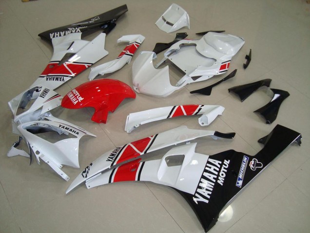 Vermelho Branco Preto Kits Carenagem Yamaha R6 2006-2007 Vermelho Branco Preto Kits Carenagem Yamaha R6 2006-2007